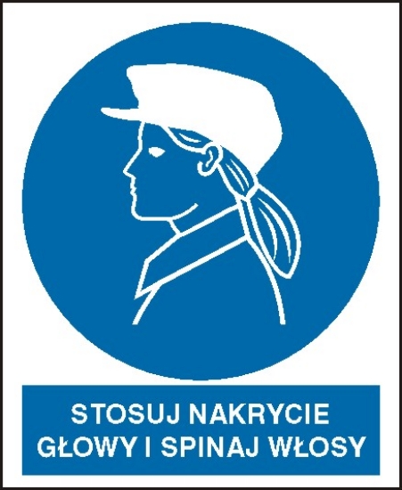 Stosuj nakrycie głowy i spinaj włosy